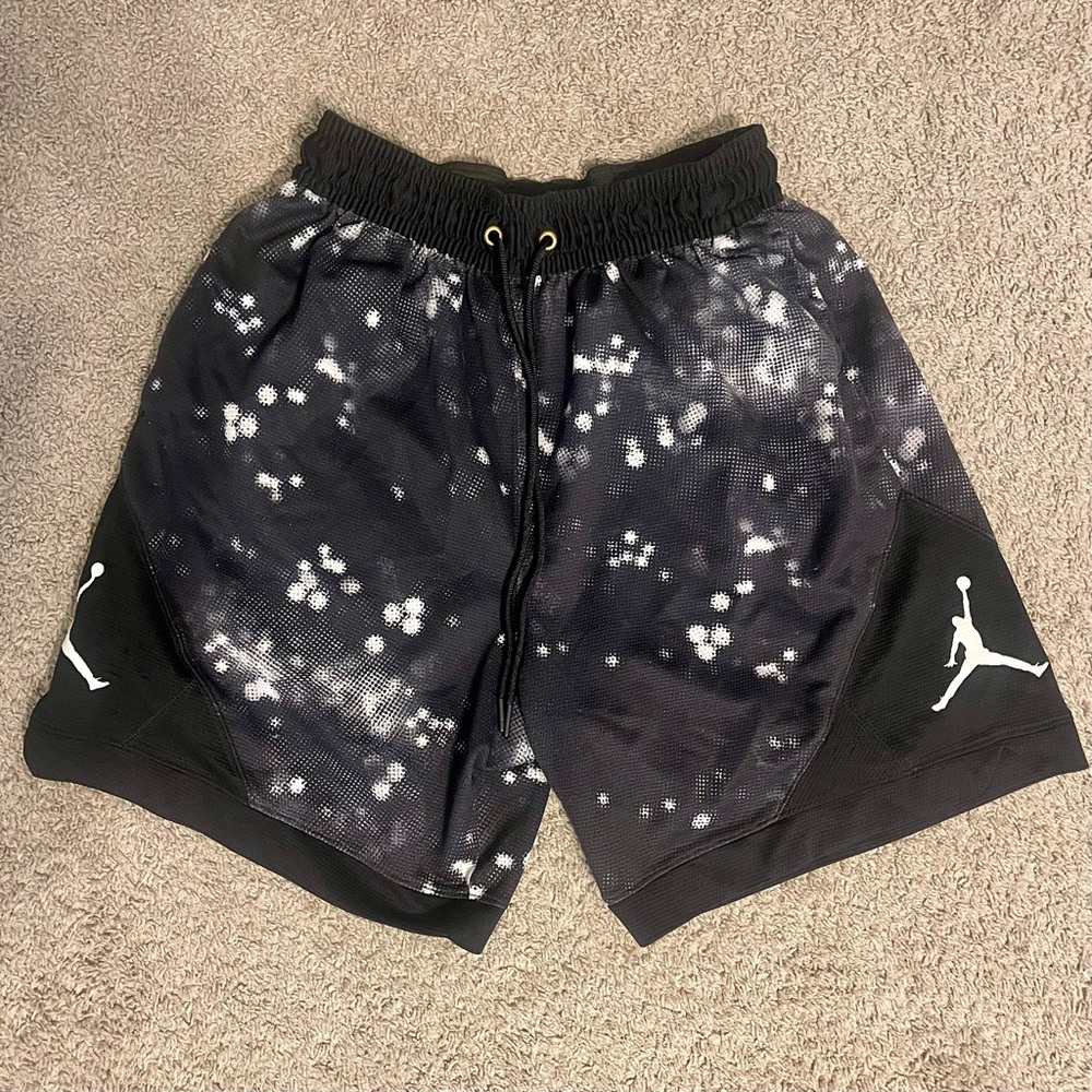 Jordan Black and White Athletic Shorts